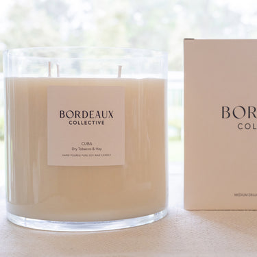 CUBA - Dry Tobacco & Hay Medium Deluxe Candle